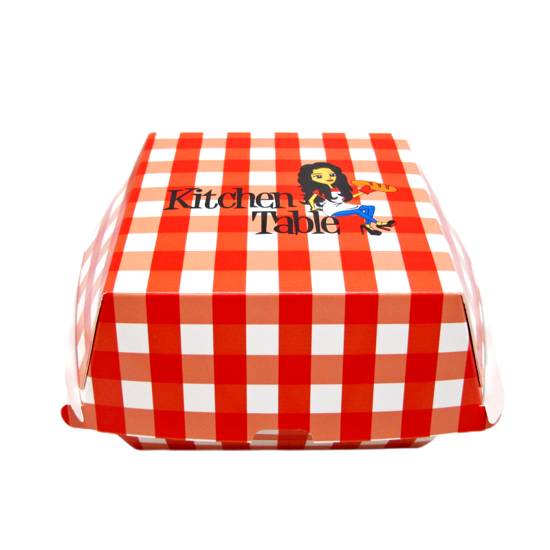 Fast-food Packing Box Eco-friendly Custom Burger Box