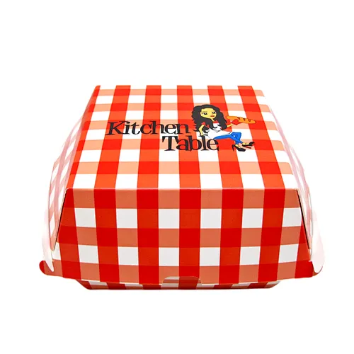 Fast-food Packing Box Eco-friendly Custom Burger Box