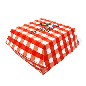 Fast-food Packing Box Eco-friendly Custom Burger Box